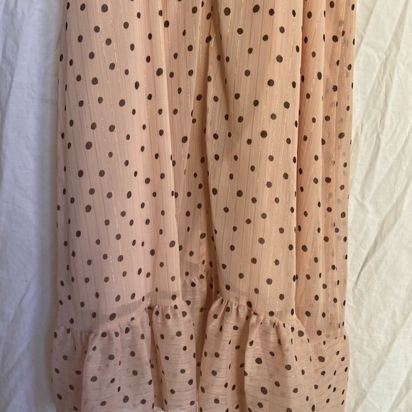 Madewell Ruffle-Strap Wrap Dress in Inkspot Dots Size 6 - Picture 12 of 13